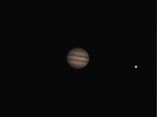 Jupiter with a Barlow lens