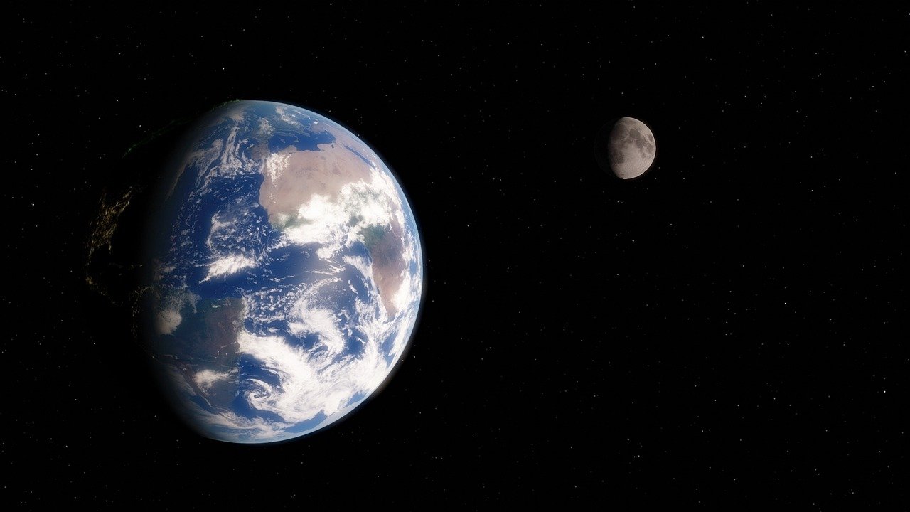 The Earth and the Moon